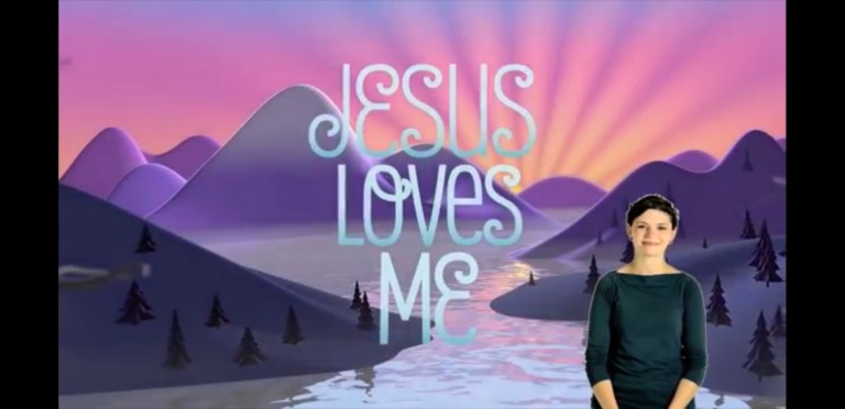 Jesus Loves Me {Sign Language} ASL Listener Kids